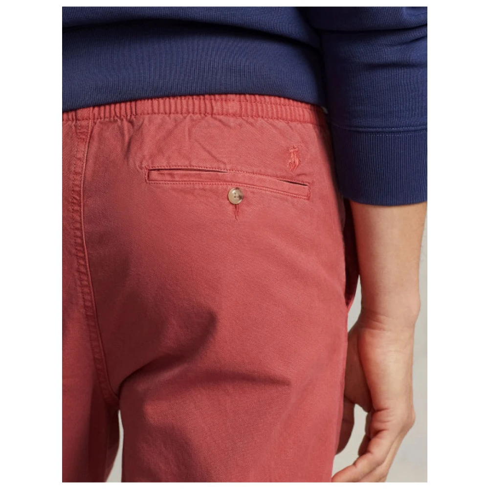 Polo Ralph Lauren Elastische taille Prepster broek Red Heren