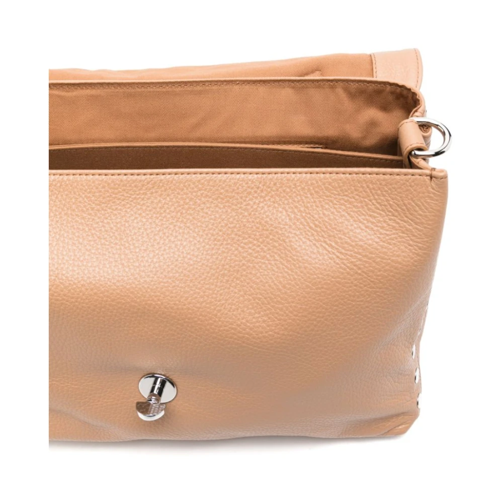 Zanellato Bruine Twist-Lock Top Handtas Brown Dames