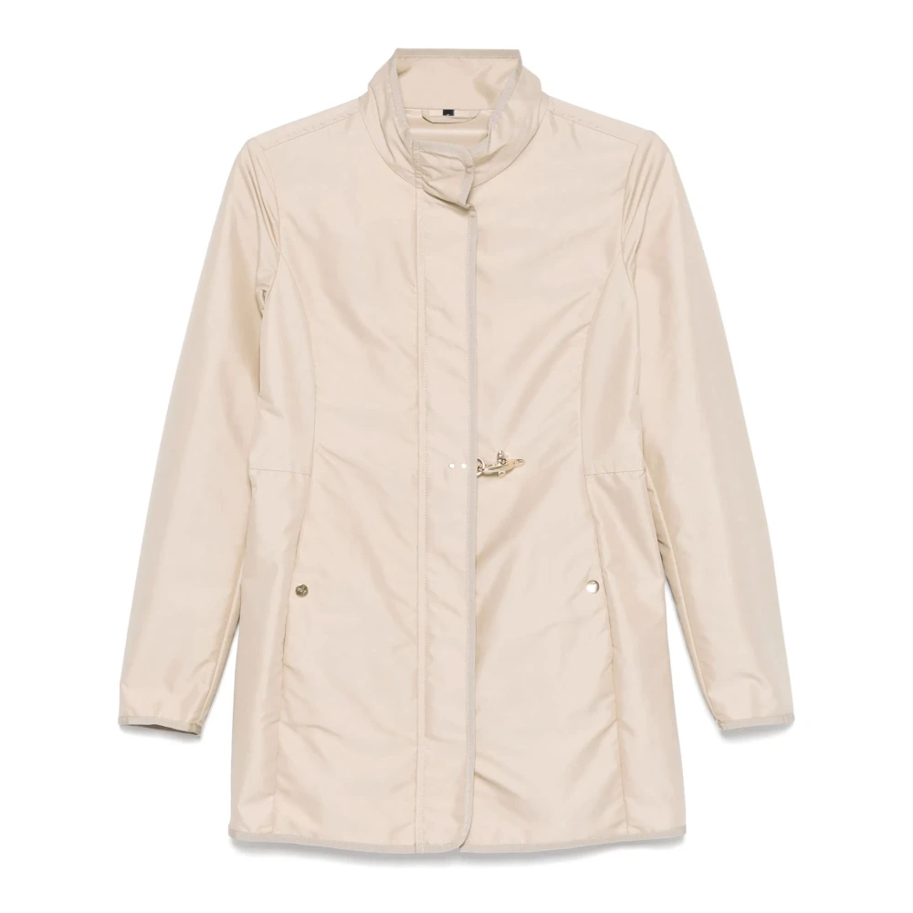 Fay Beige Autojack met Kreeftklauw Beige Dames