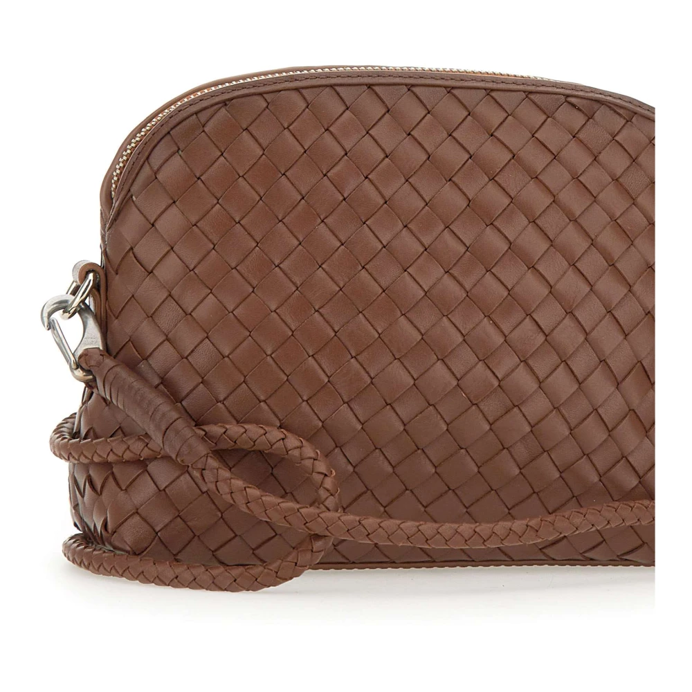 Dragon Diffusion Chunky Fellini Leren Schoudertas Brown Dames