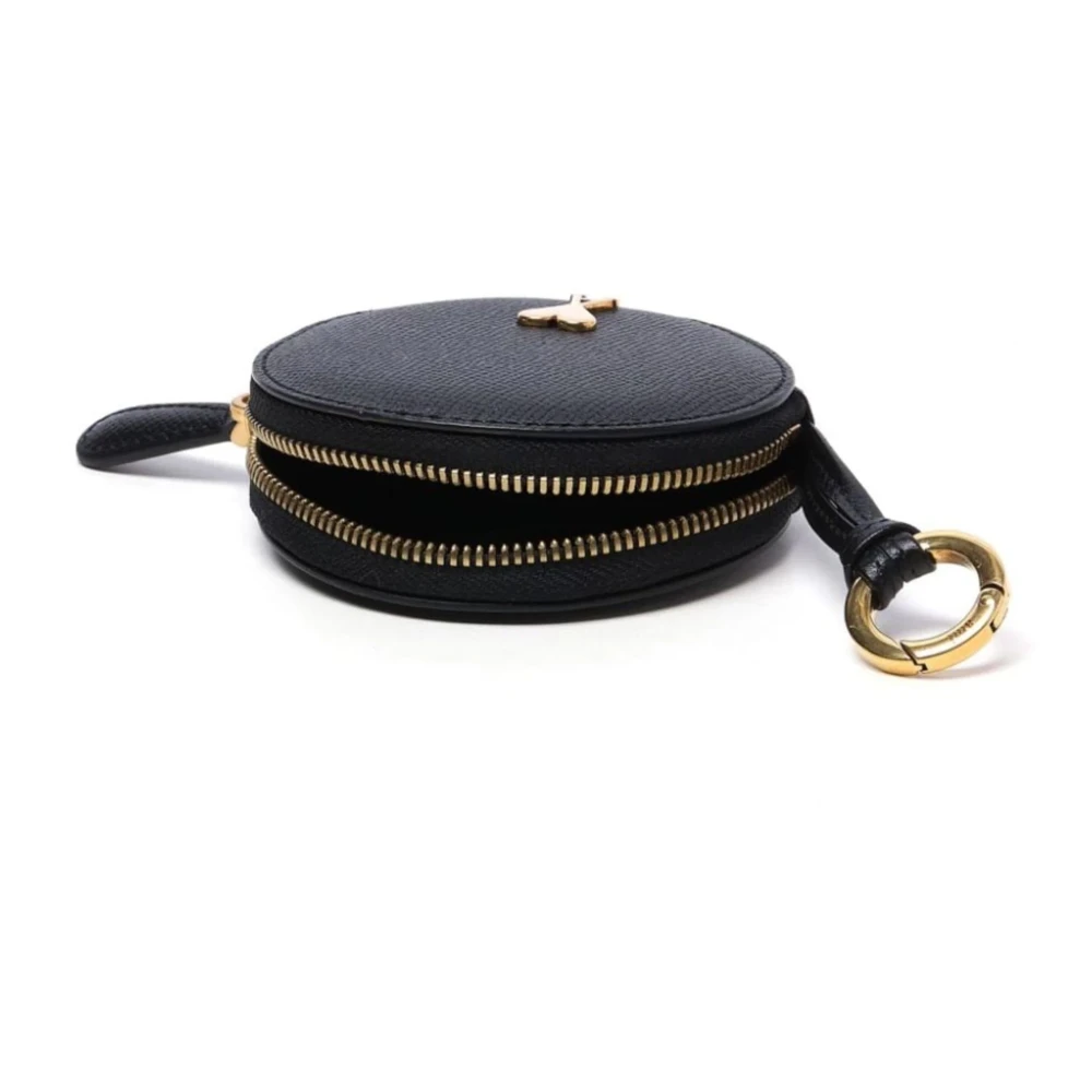 Ami Paris Leren Casual Portemonnee Black Dames