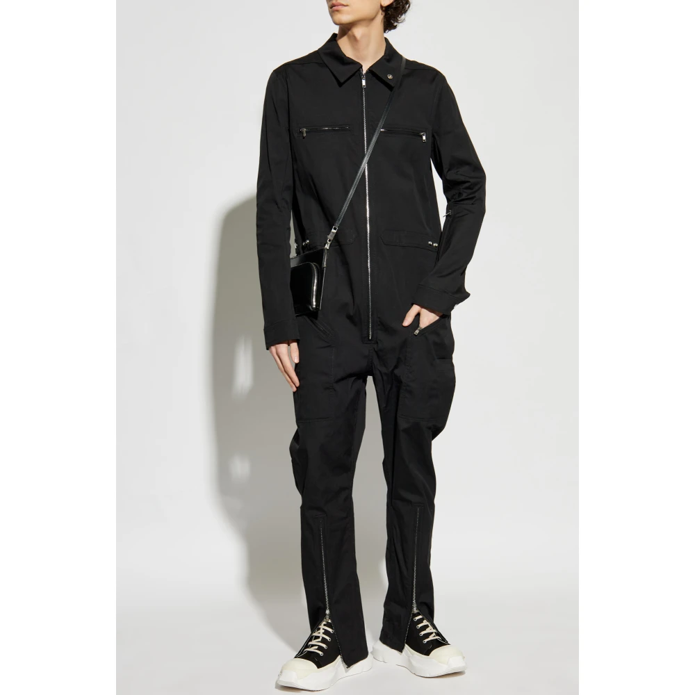 Rick Owens Jumpsuit Headon Black Heren