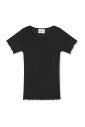 zwarte-gebreide-blouse-met-korte-mouwen