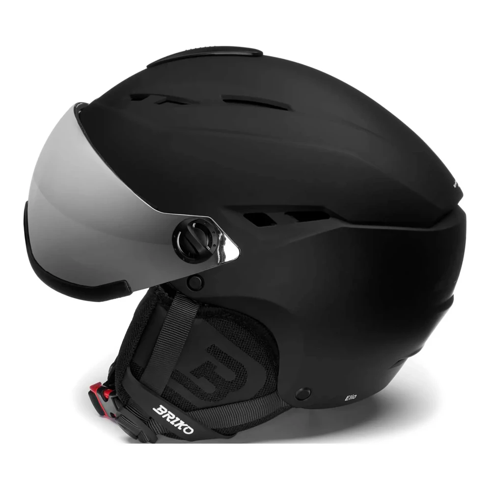 Briko Matt Black Elio Visor Gray Heren