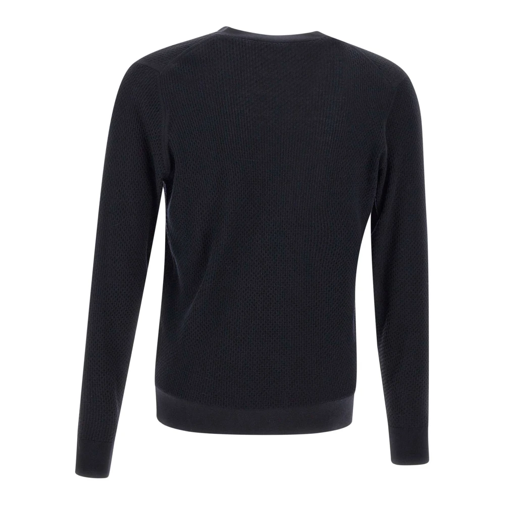 Filippo De Laurentiis Koninklijke Merinowol Vest Blauw Blue Heren