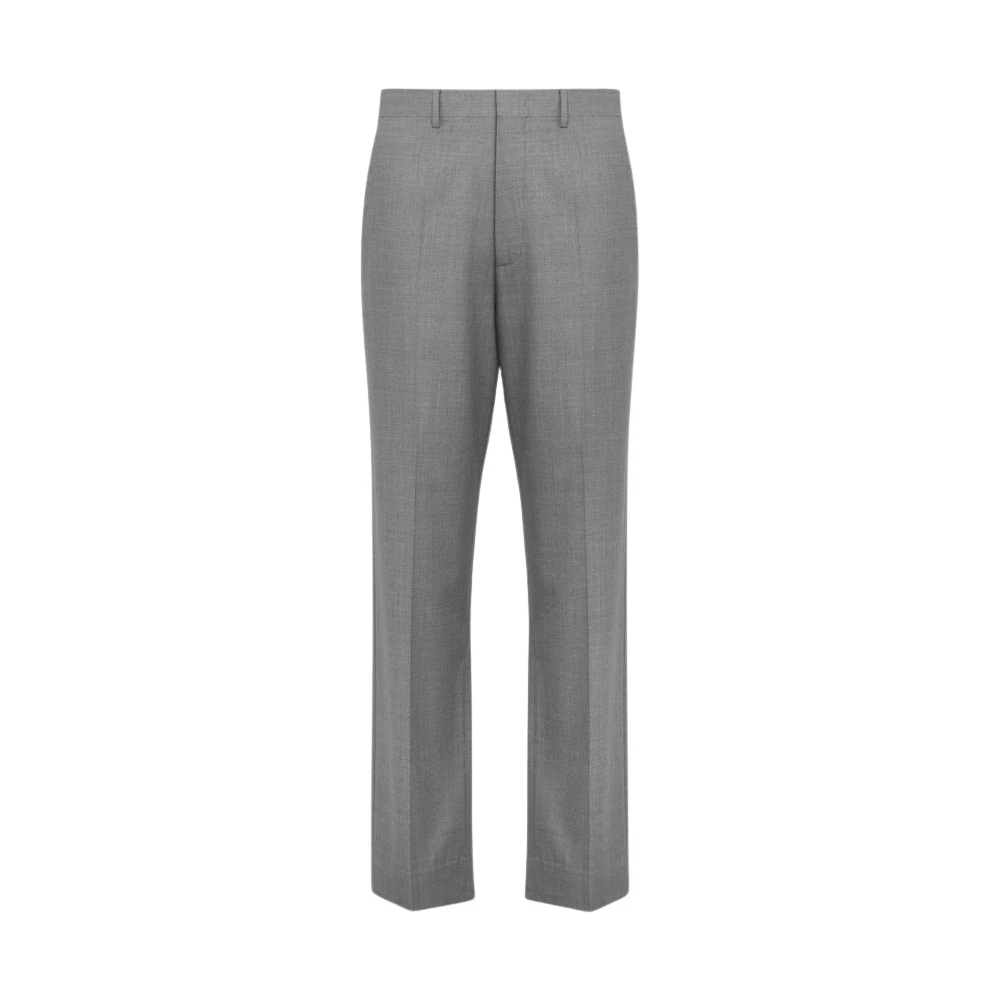 Moschino Men's Gray Wool Canvas Pants