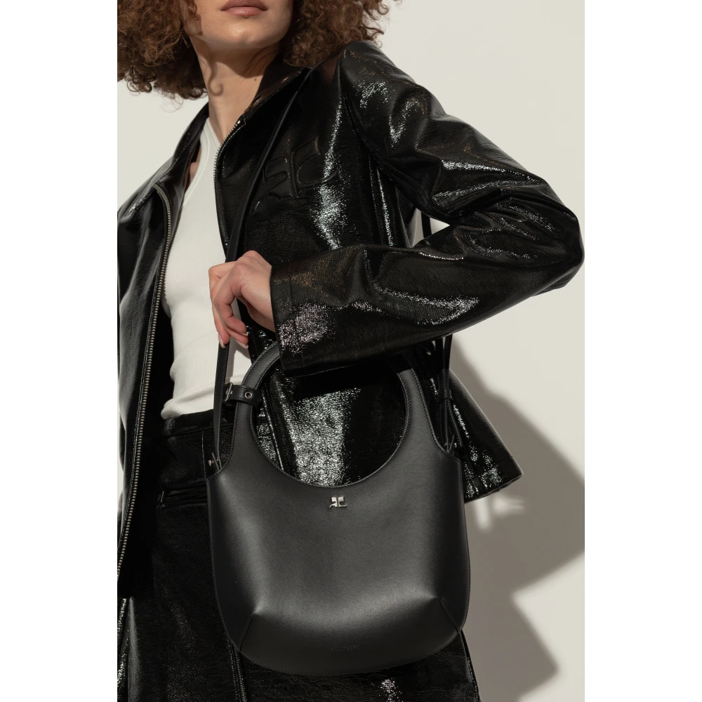Courrèges Schoudertas Black Dames