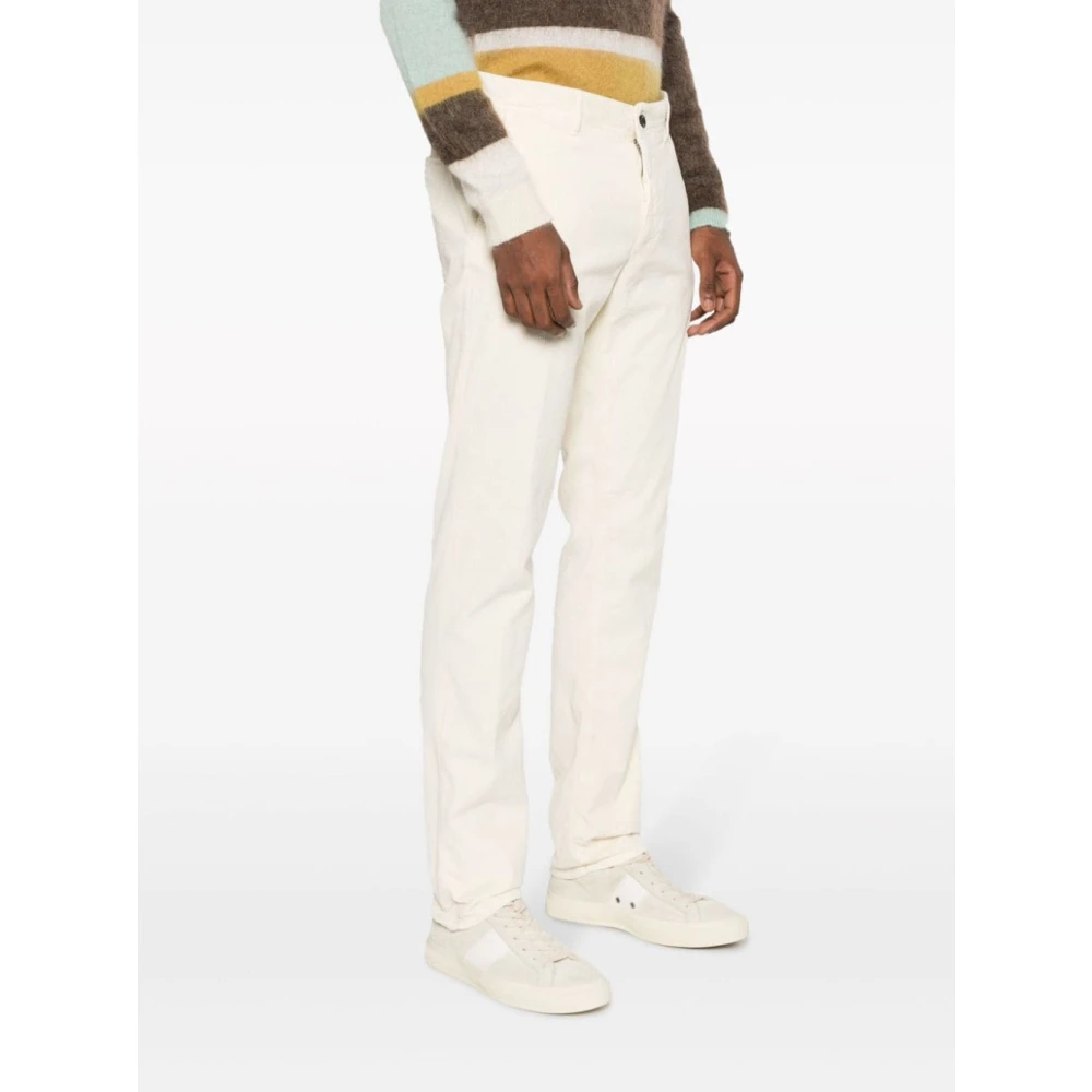 Incotex Witte Broek voor Heren Aw23 White Heren