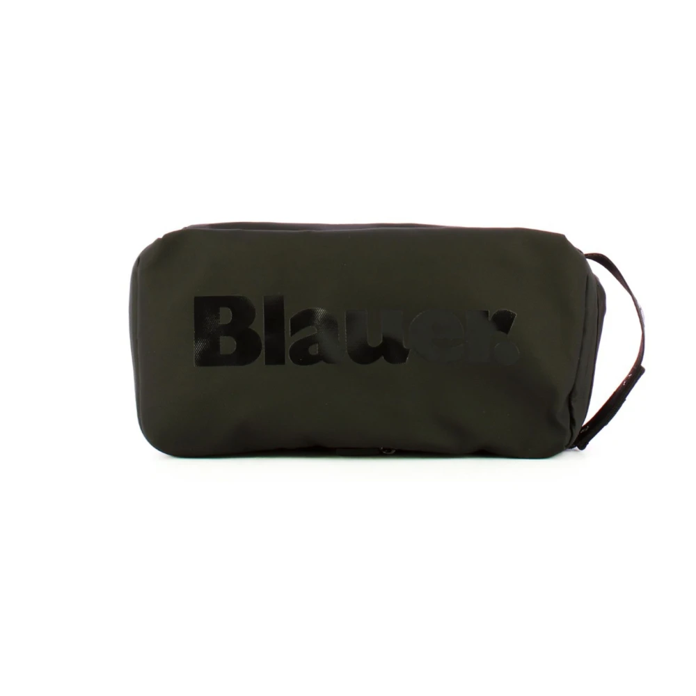 Blauer Men's Black Toilet Bags, One Size, Essential Beauty Case Union03