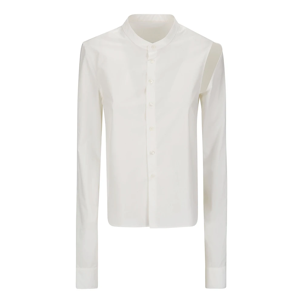 MM6 Maison Margiela Lange Mouwen T-Shirt White Dames