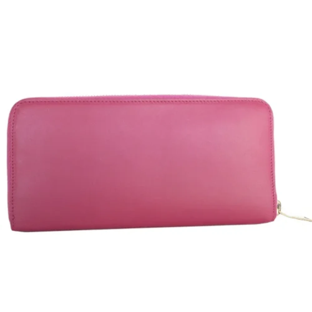 Yves Saint Laurent Vintage Pre-owned Leather wallets Pink Dames