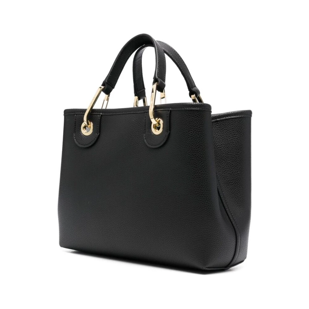 Emporio Armani Zwarte Schoudertas van Kunstleer Black Dames
