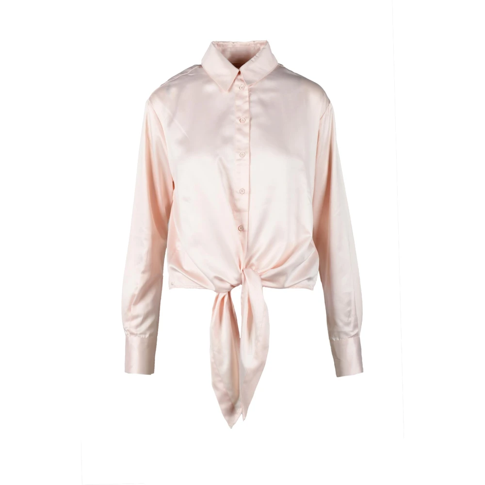Guess Polyester Overhemd Pink Dames