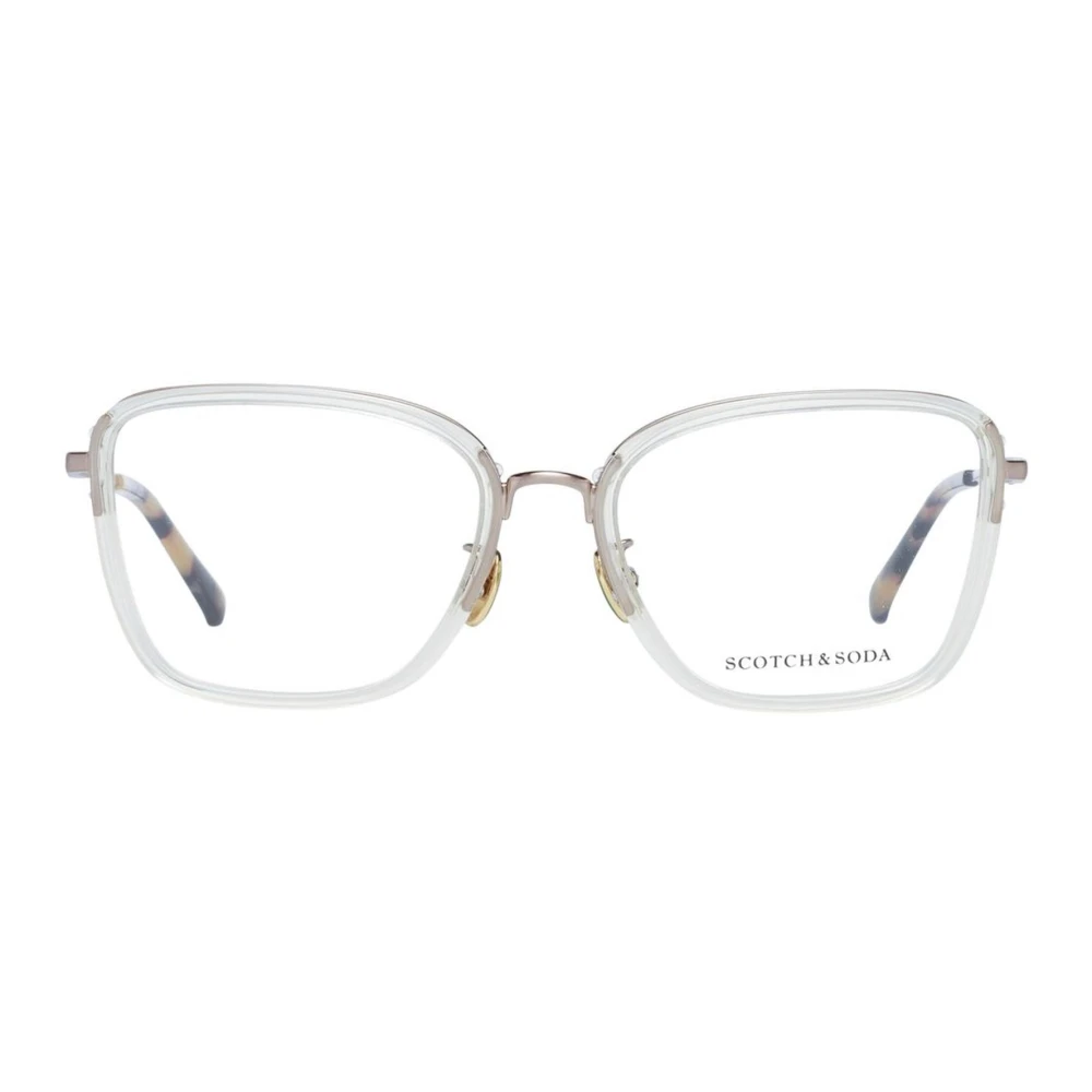 Scotch & Soda Transparante Trapezium Stijl Optische Monturen Gray Dames