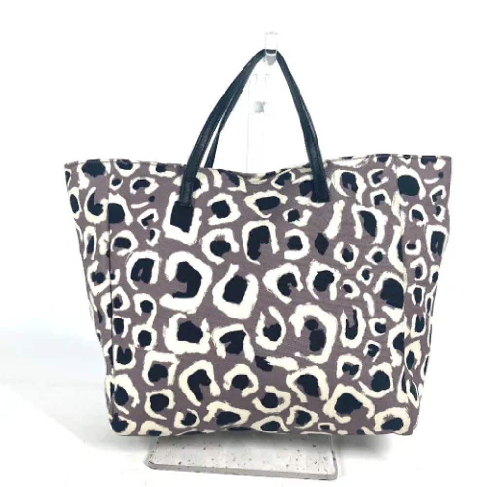 Gucci Vintage Pre-owned Canvas gucci-bags Purple Dames