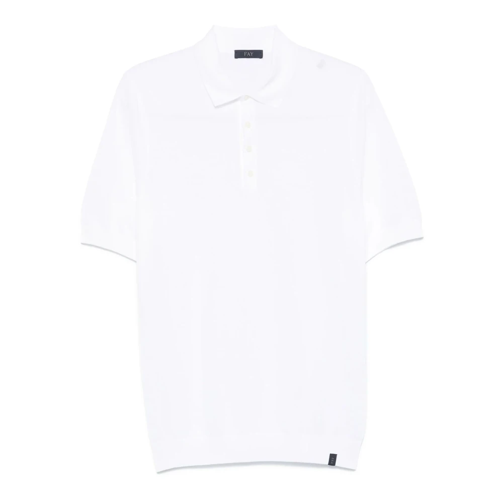 Fay - Tops > Polo Shirts - White - Fay - Modalova