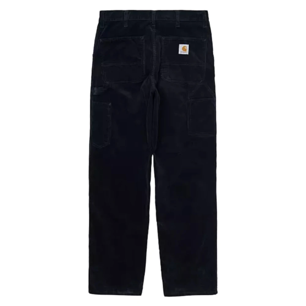 Carhartt WIP Ontspannen recht been Corduroy werkbroek Black Heren