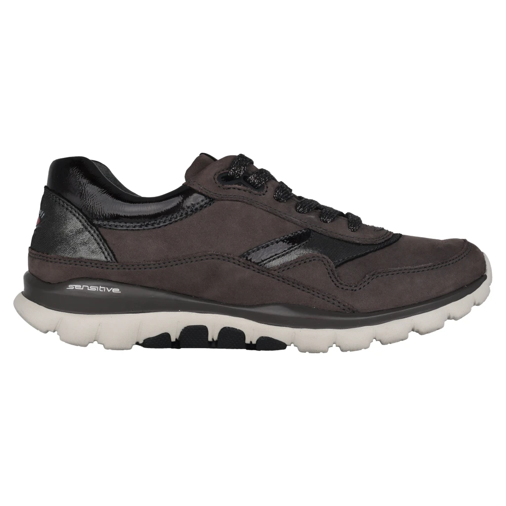 Gabor Rollingsoft Low Sneaker Dames Schoenen Grijs