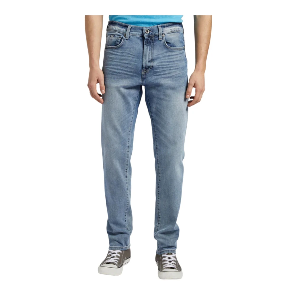 GAS Klassieke Denim Jeans met 5 Zakken Blue Heren