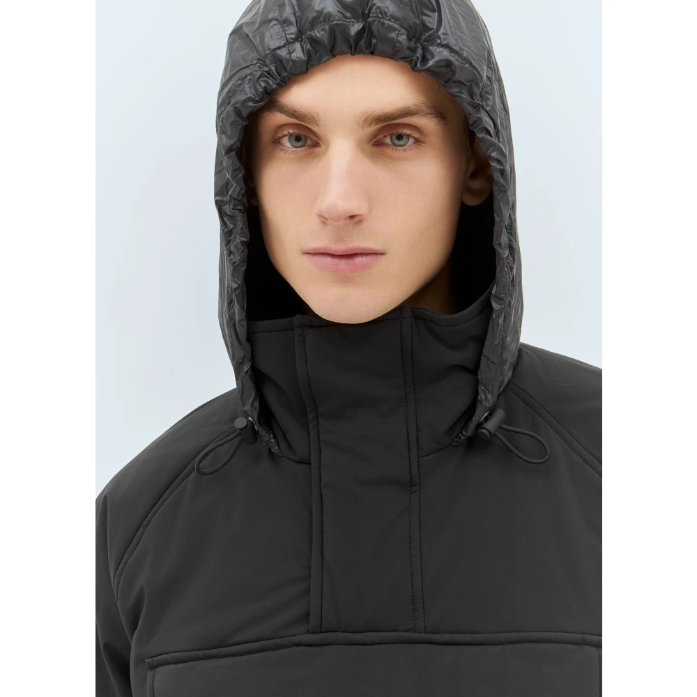 66 North Lichtgewicht Anorak met Opvouwbare Capuchon Black Heren