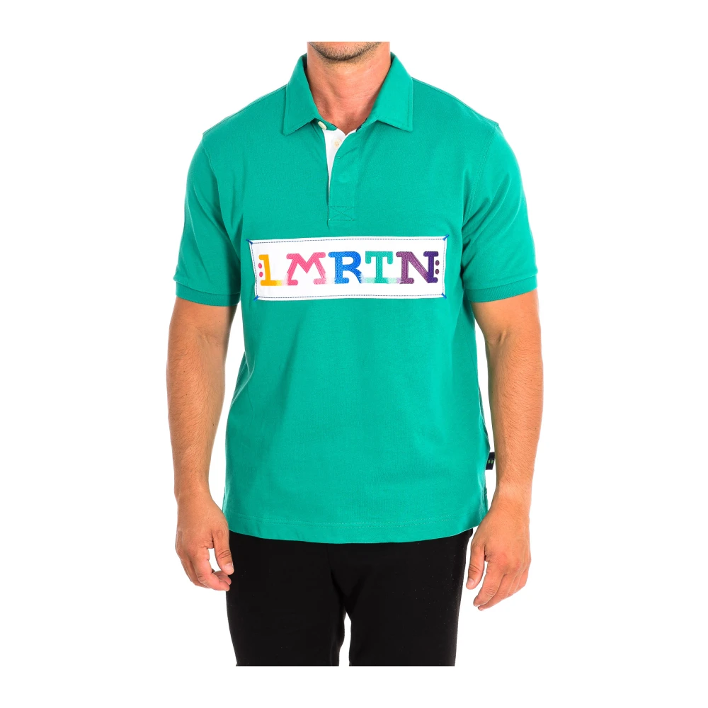 La Martina Men's Green Short Sleeve Polo Shirt - Polo Shirts - 2XL - Tops