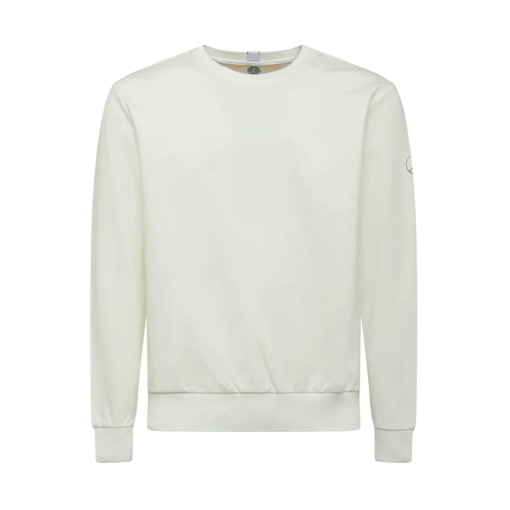 People of Shibuya Sweatshirt van technische stof met logoprint White Heren