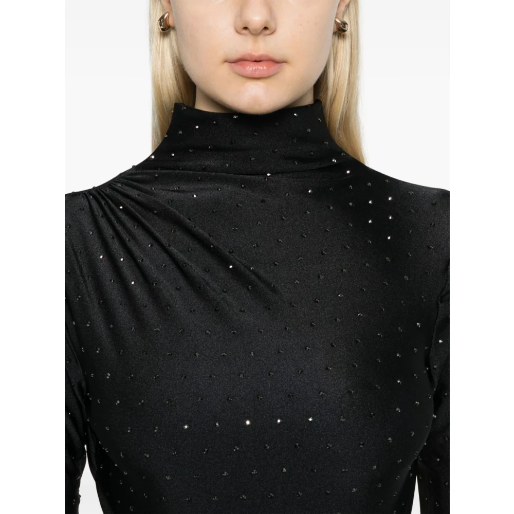 Andamane Parker Bodysuit Tops Black Dames
