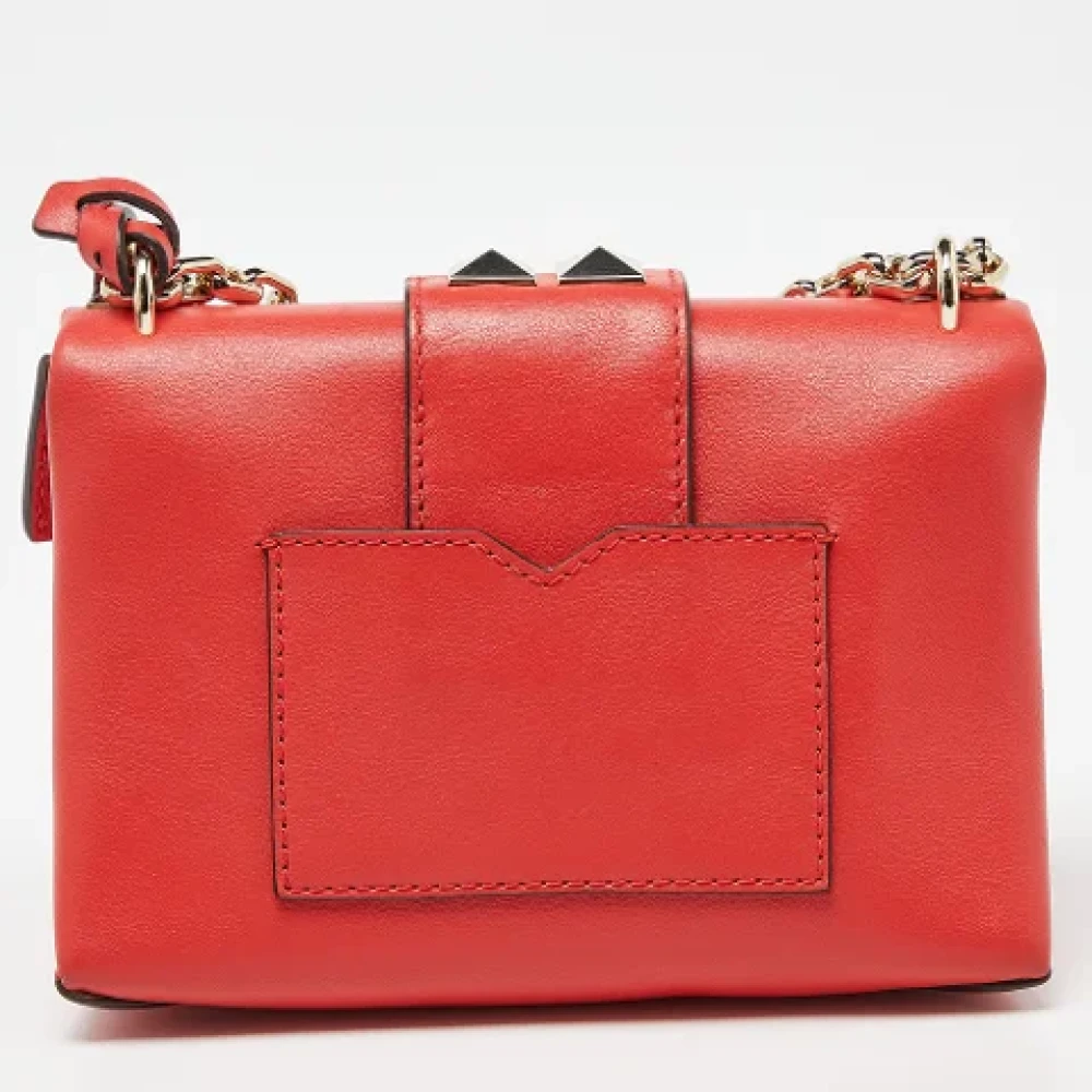 Michael Kors Pre-owned Leather crossbody-bags Red Dames