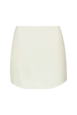 Curved Hem Mini Skirt