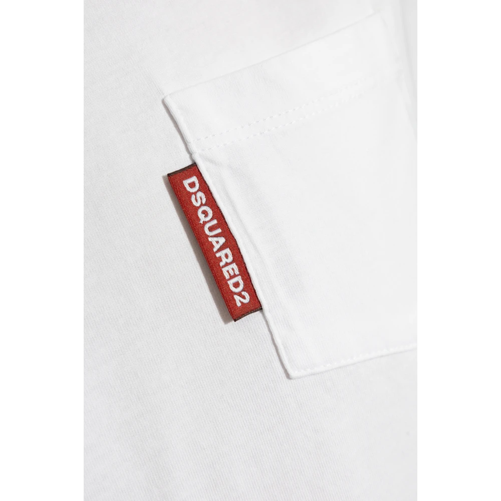 Dsquared2 T-shirt met print White Dames