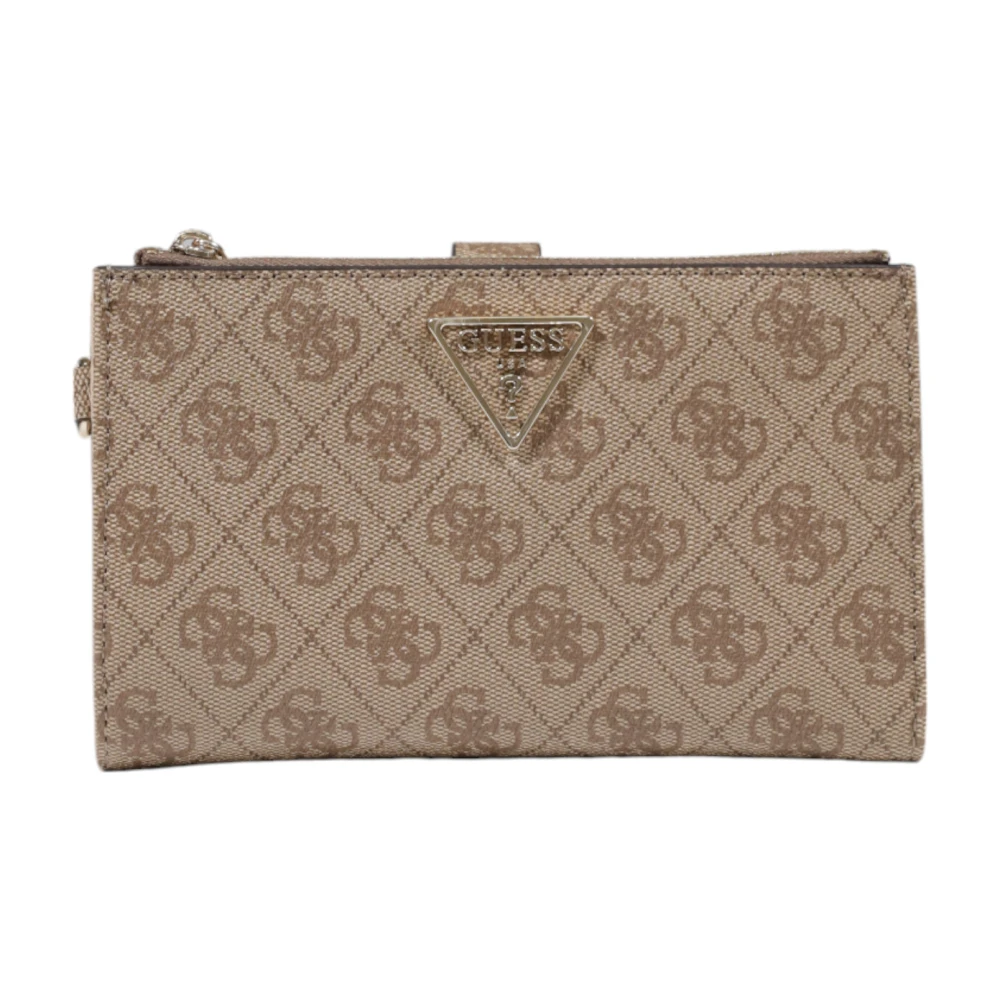 Guess Damesportemonnee van polyurethaan uit collectie Brown Dames