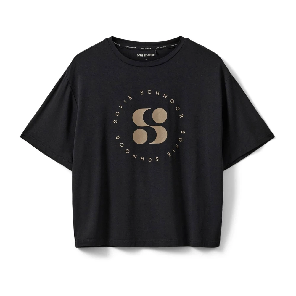 Sofie Schnoor Black T-Shirts, Female, S, T-Shirts