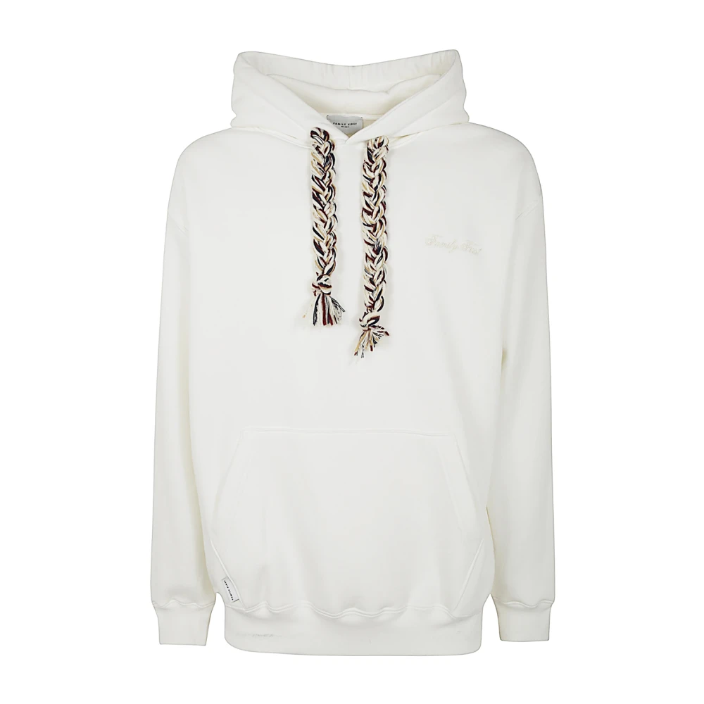 Family First Symbool Witte Hoodie White Heren