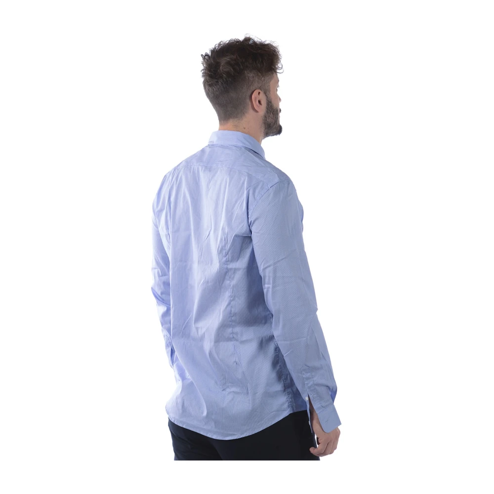 Daniele Alessandrini Zak Overhemd Blue Heren