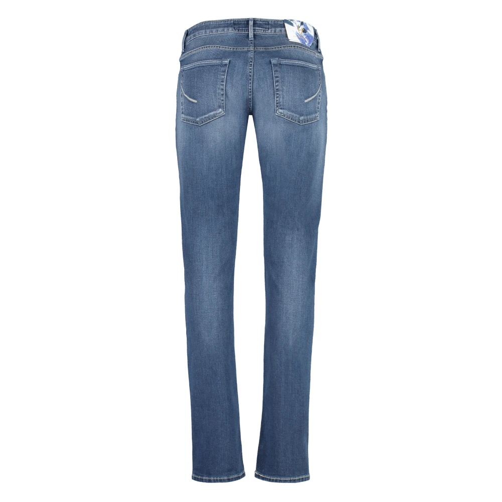 Hand Picked Klassieke Straight-Leg Jeans Blue Heren