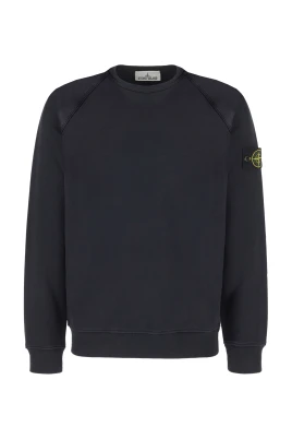 Sweatshirt med logotyplapp