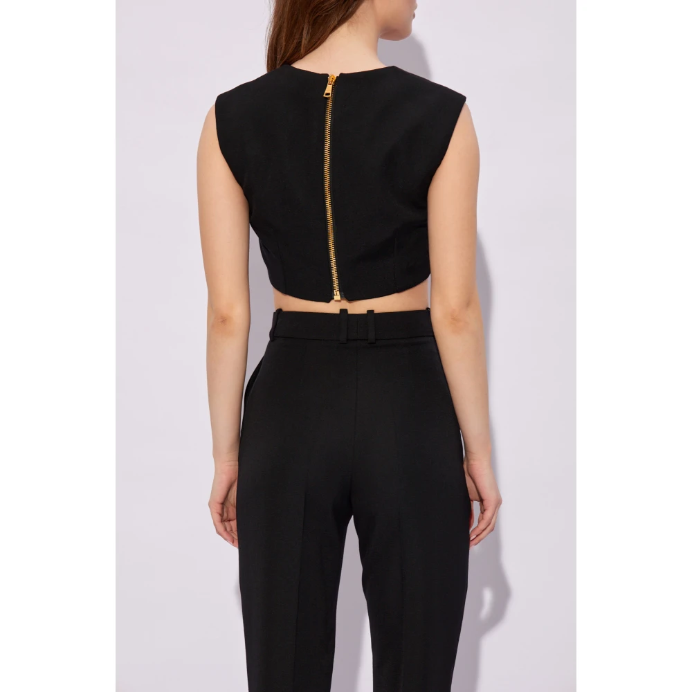 Balmain Wollen top Black Dames