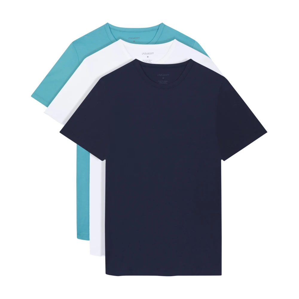 Lyle & Scott Basic 3 Pack T-shirt Multicolor Heren