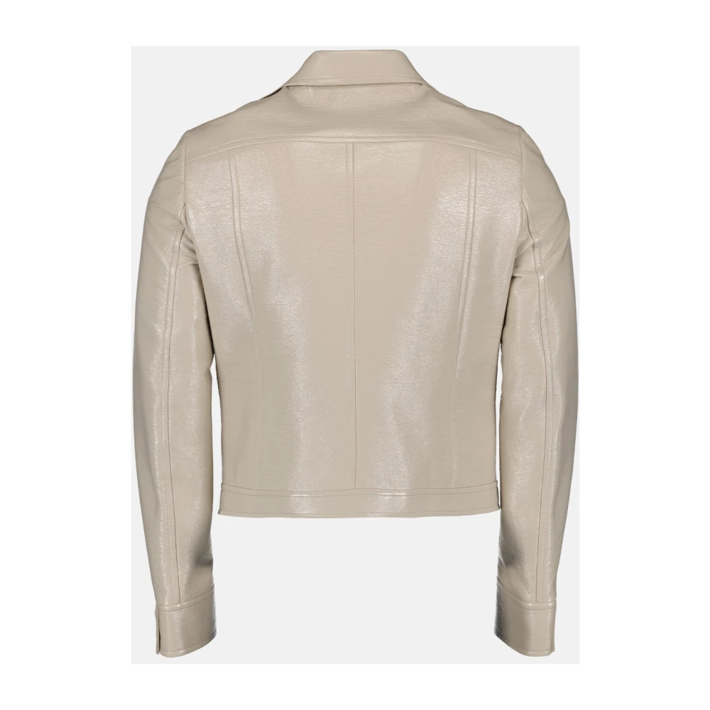 Courrèges Vinyl Jack Reissue Heren Stijl Beige Heren