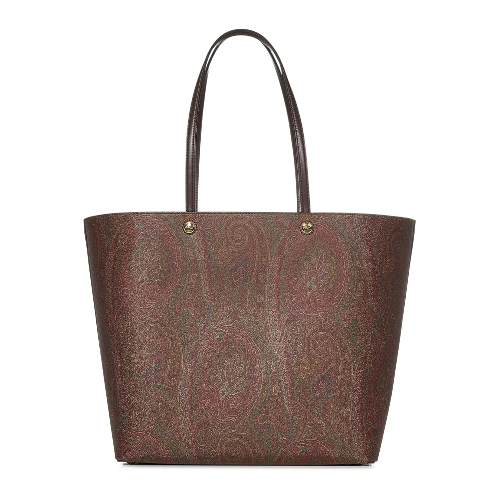 ETRO Bruine Paisley Jacquard Schoudertas Brown Dames