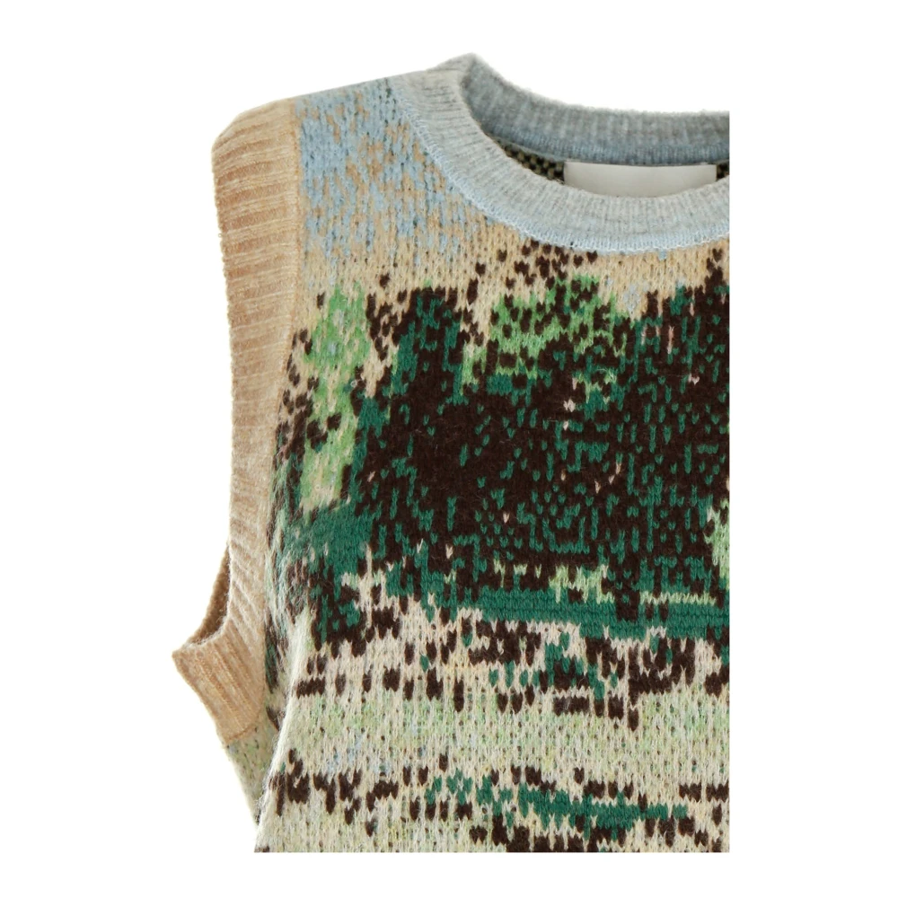 Munthe Ruimte Ribloze Trui Multicolor Dames