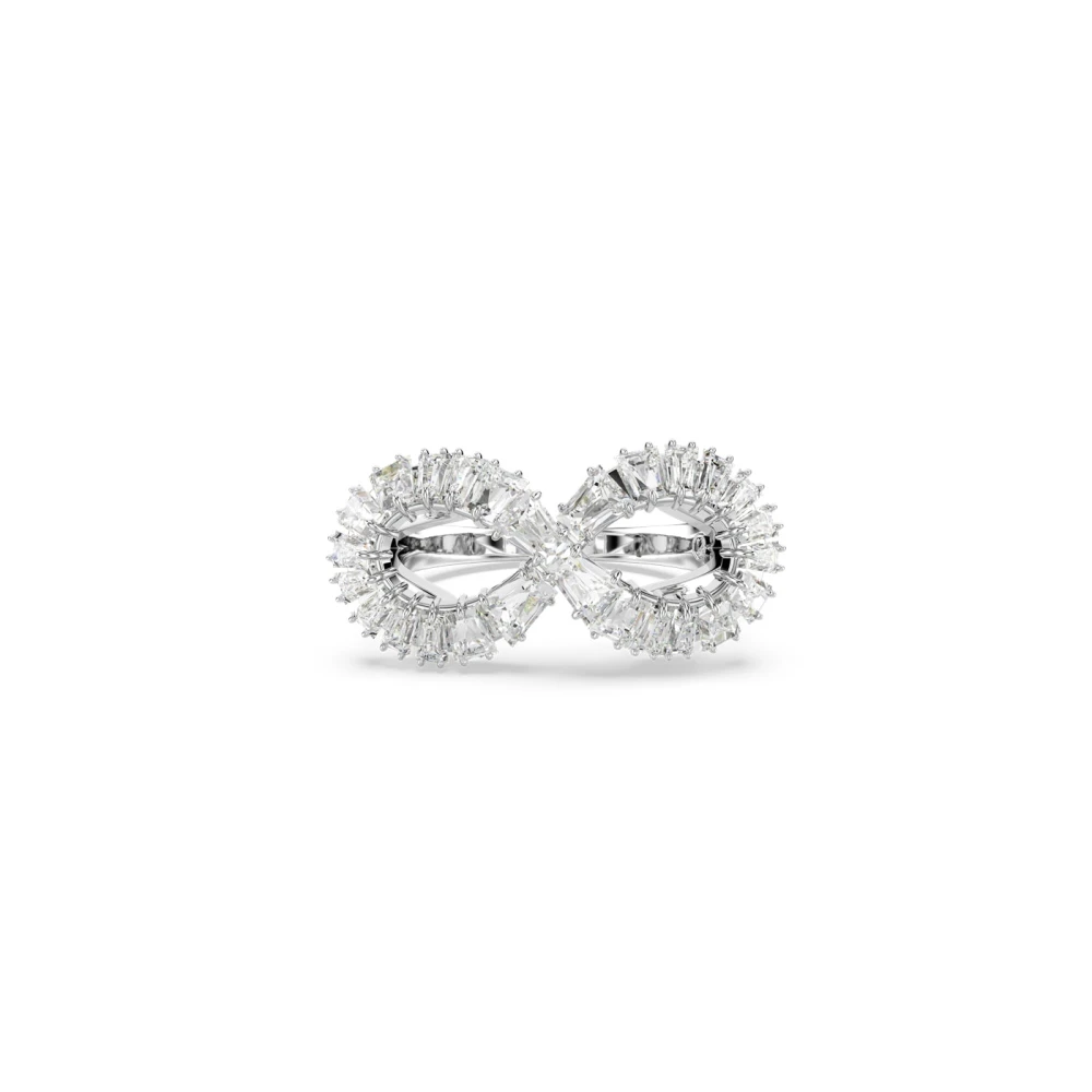 Swarovski Hyperbola Cocktailring, Unendlichkeit, Rhodiniert Weiß Größe 52 - Image 2