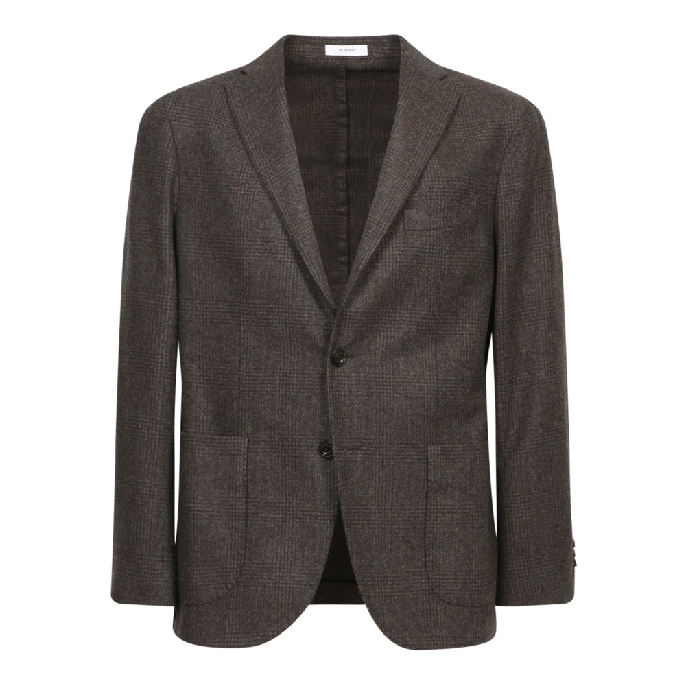 Boglioli Brun Blazer för Män Aw24 Brown, Herr