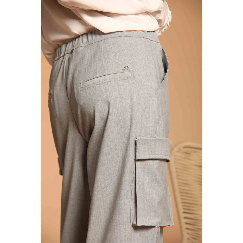 Mason's Francis Dames Cargo Broek in Wol Gray Dames