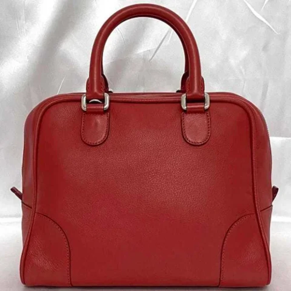 Loewe Pre-owned Fabric handbags Red Dames