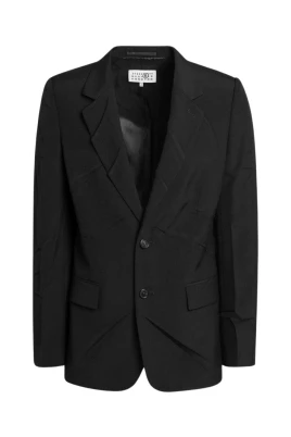 Deconstructed Lapel Blazer