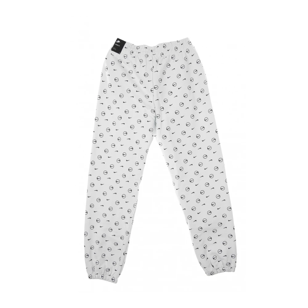 Nike Gedrukte sportbroek White Dames