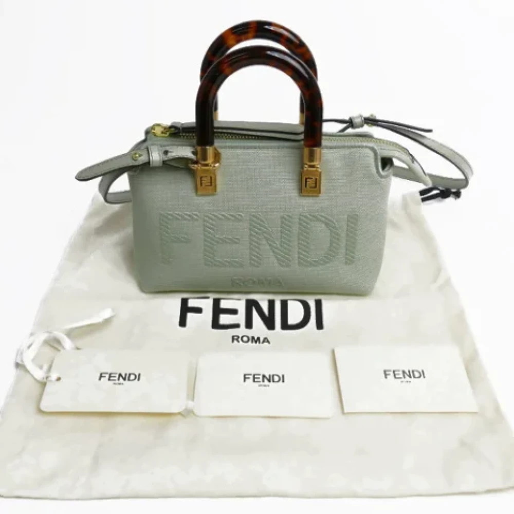 Fendi Vintage Pre-owned Fabric fendi-bags Green Dames