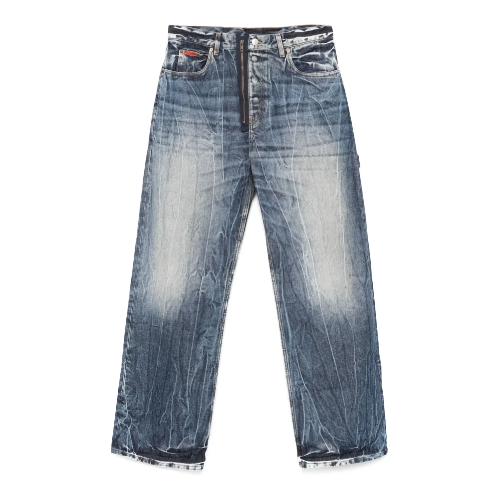Martine Rose Blauwe Acid Casual Jeans Blue Heren