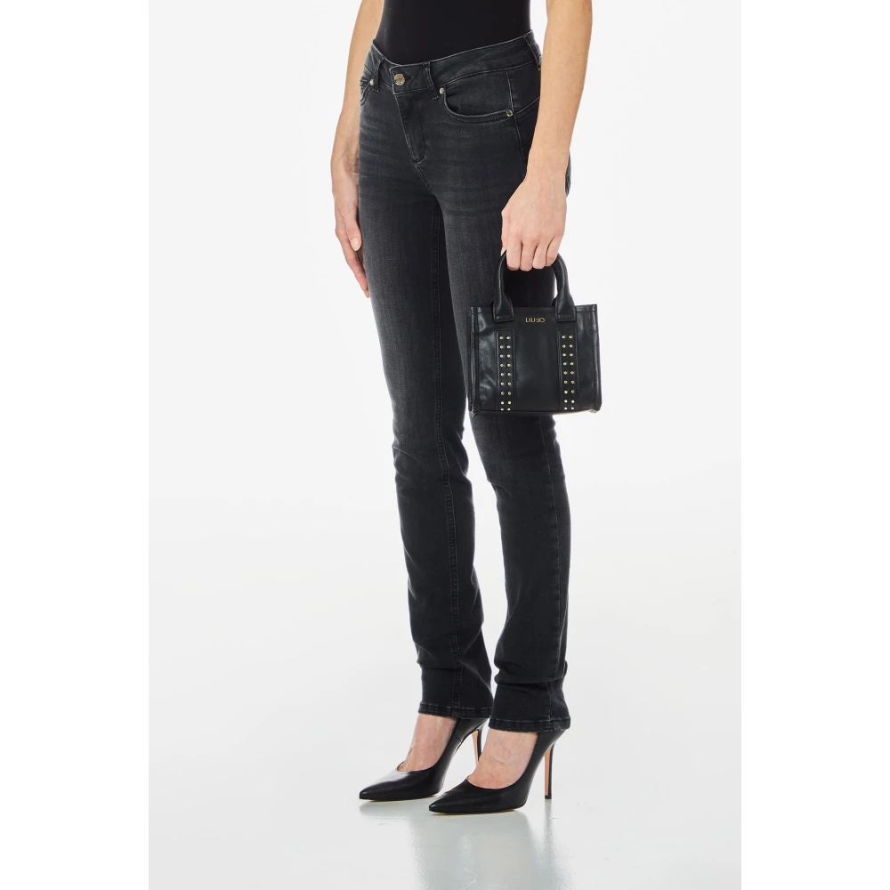 Liu Jo Studded Mini Collectie Zwarte Tas Black Dames